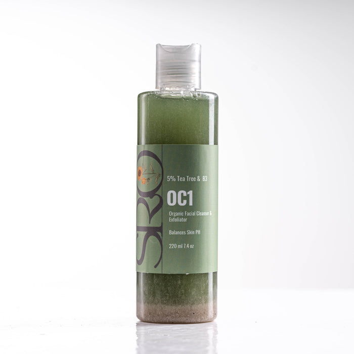 OC1 - Organic Facial Cleanser & Exfoliator  أو سي ١ - منظف ومقشّر عضوي للوجه